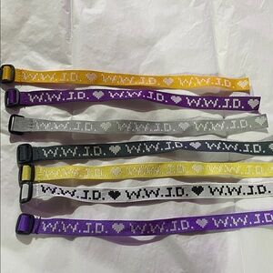 Stylish Kids Belts in Purple, Yellow, Gray, and Black